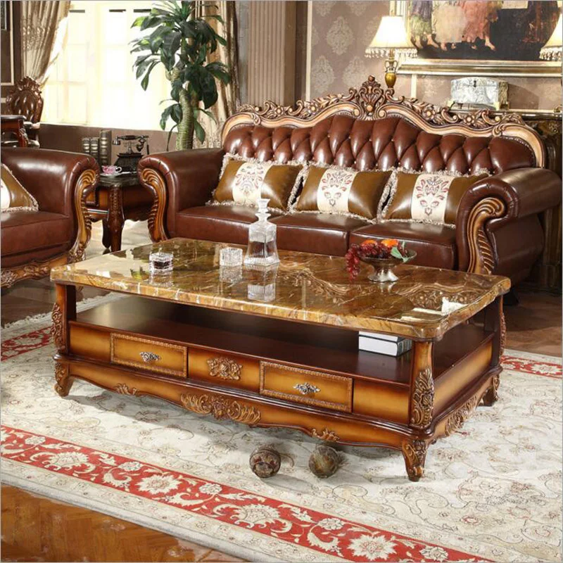 

European style modern marble coffee table o1147