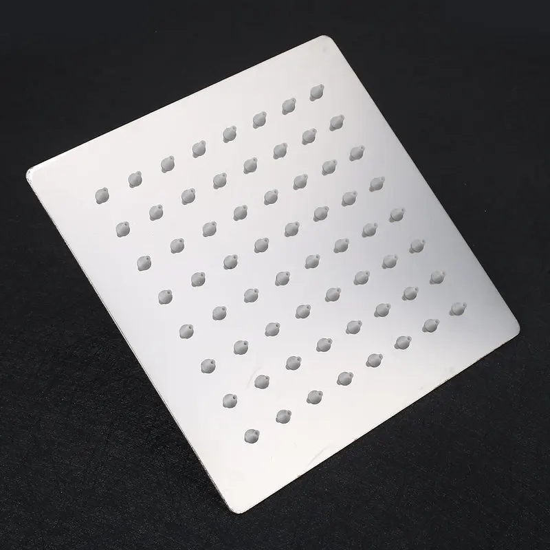 

4/6/8 inch Stainless Steel Shower Head Square or Round Top Rainfall Head Shower Chromed Mirror Shower Faucet Bathroom For