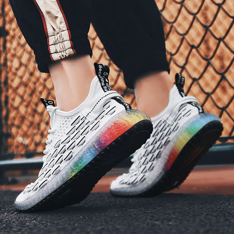 Мужские кроссовки Flyknit кроссовки мужские повседневные кроссовки мужские кроссовки прогулочная Уличная обувь для мужчин обувь Tenis Masculino Adulto