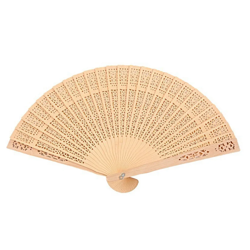 Деревянные вееры из сандалового дерева 12 шт|Декоративные вееры| |