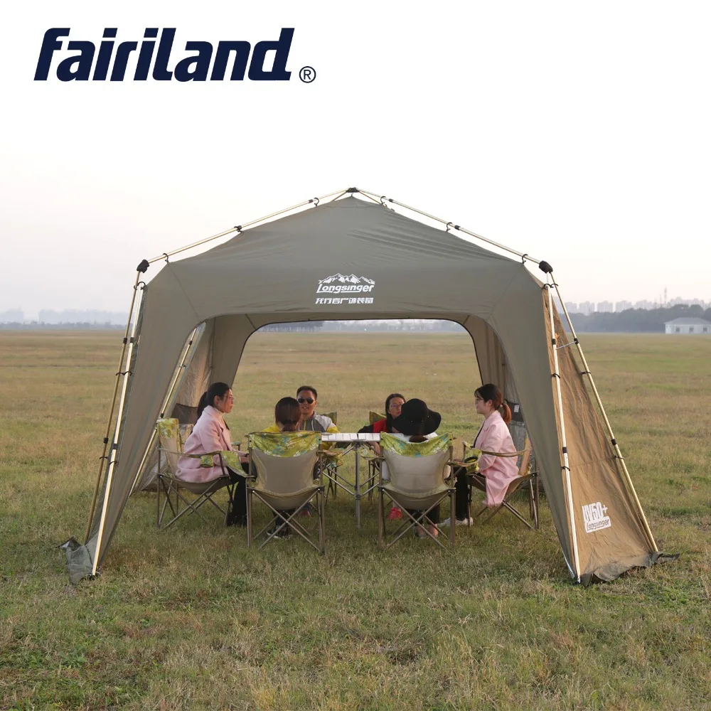 

New Big Space 8+ People High Quality Sunscreen Anti-mosquito Rainproof Windy Outdoor Camping Tent Multifunctionalsun Shelter