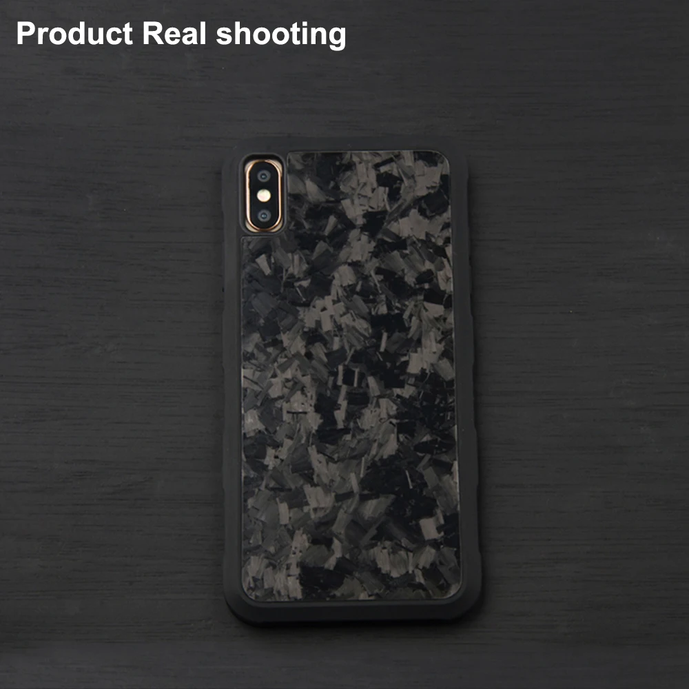 Настоящий кованый чехол из углеродного волокна для iPhone XS, XR, XS, MAX, чехол, тонкий, крепкий, прочный, плотно прилегающий, защелкивающийся чехол для iPhone X