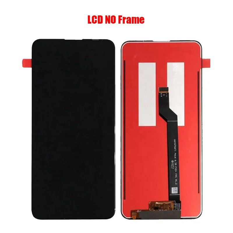 

For Asus OEM Zenfone 6 6Z ZS630KL LCD screen assembly with front case touch glass, I01WD LCD Display original Black