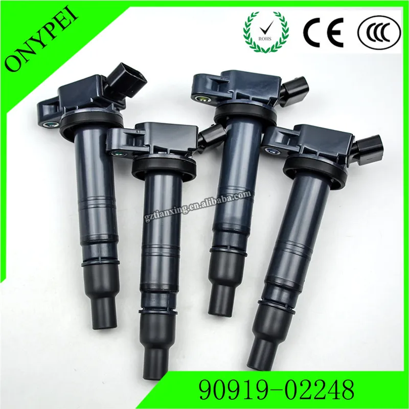 Катушка зажигания 90919-02248 для Toyota 4runner Tundra Tacoma FJ Cruiser Lexus IS F 9091902248 90919 02260 4 шт. |