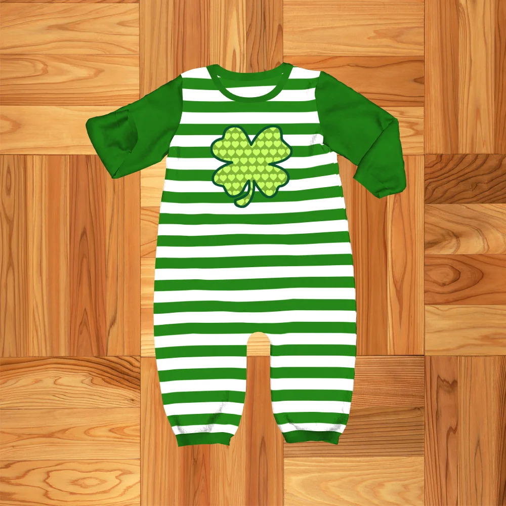 Одежда для новорожденных комбинезон малышей мальчиков одежда Дня Святого