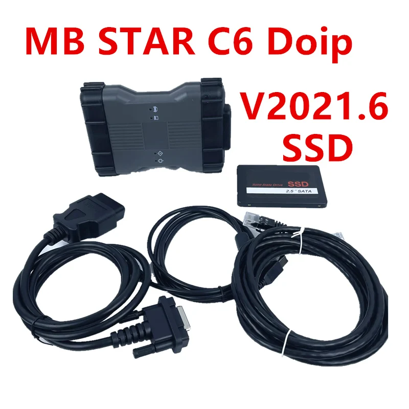 DOIP MB Star C6 CAN BUS/ Doip X VCI с SSD V2021.6 Xentry программное обеспечение для SD Подключение Car star c4
