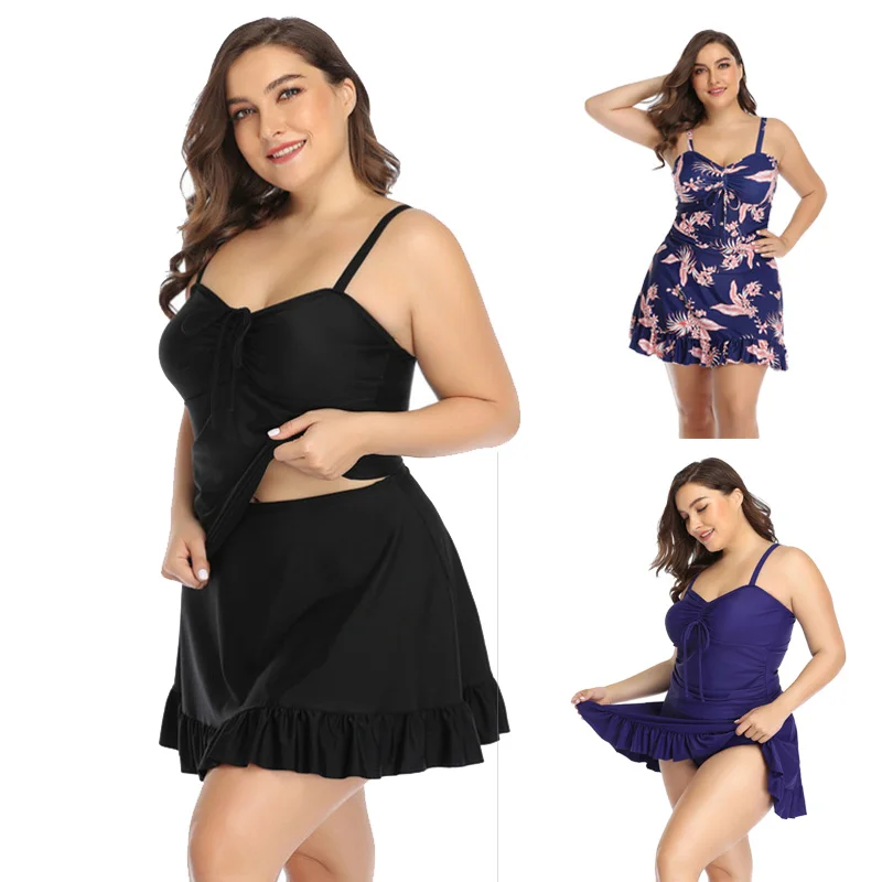 Сексуальный женский купальник танкини из двух частей пляжный большого