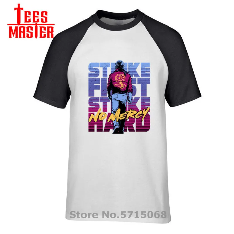 Винтажная одежда 2020 футболка Кобра Кай Мужская для карате Детская костюм косплея