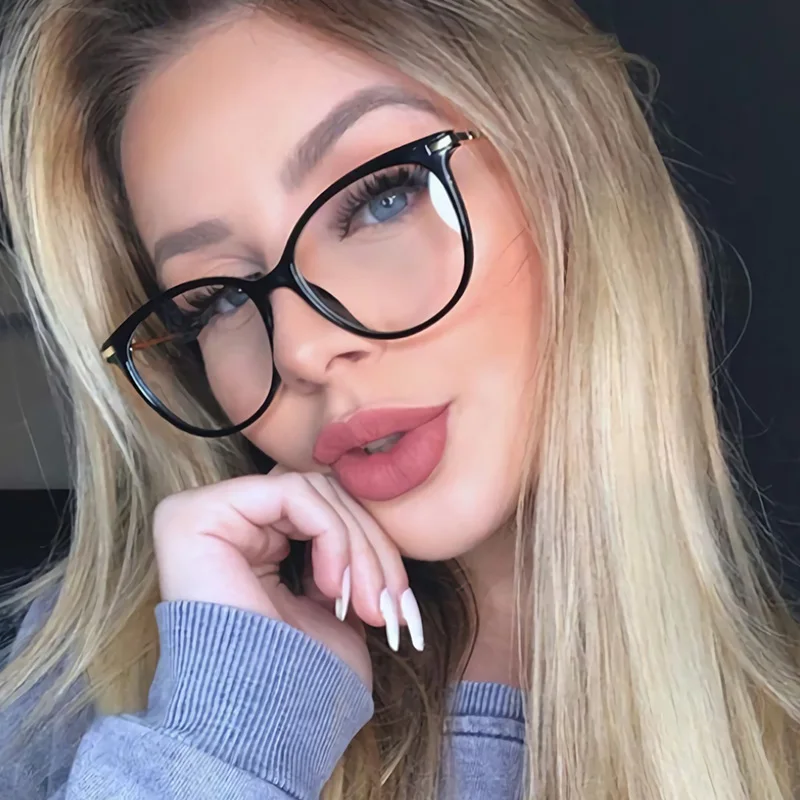 RFOLVE модная Ультралегкая оправа для очков женские брендовые черные леопардовые