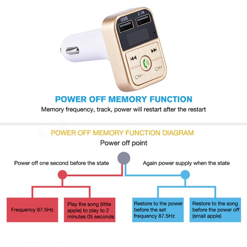 Автомобильный Bluetooth FM передатчик беспроводной комплект громкой связи MP3