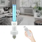 Бактерицидная УФ-лампа Ozone 15 Вт, 25 Вт, 110 В220 В, кварцевая лампа с таймером, УФ светильник свет с вилкой Стандарта США и ЕС, дезинфекция стерилизатора для домашней очистки воздуха