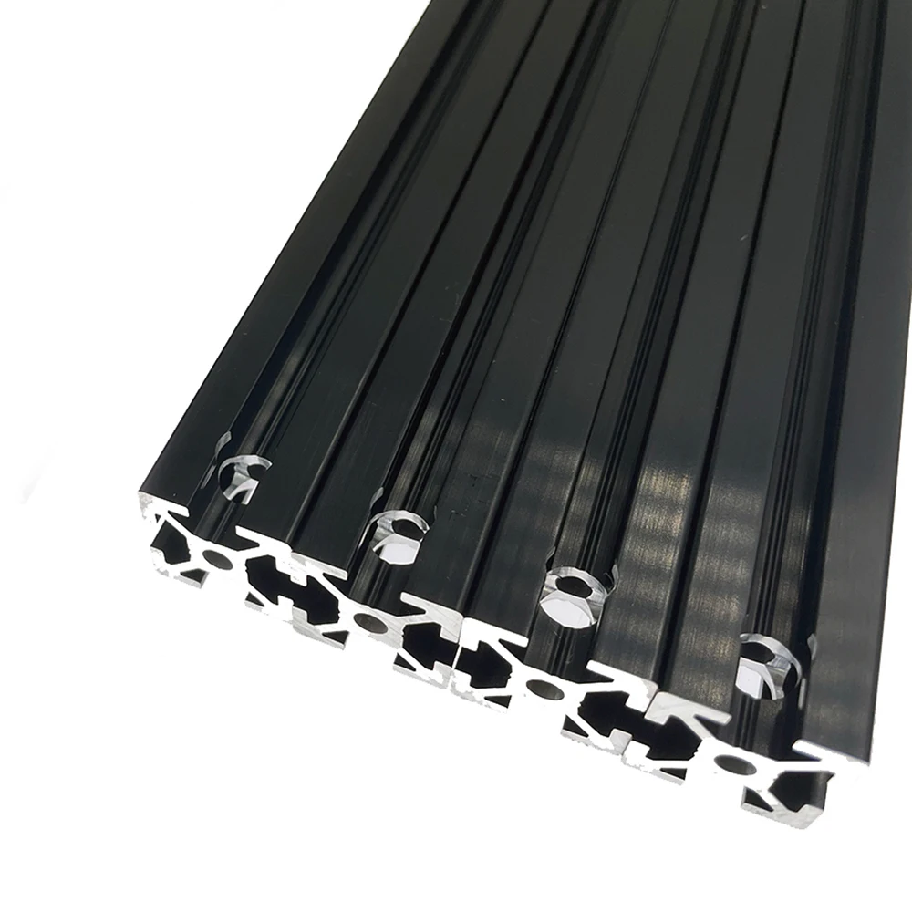 v2 4 misumi extrusion frame kit for v2 4 3d printer black anodized blind joints v2 4 for voron extrusion frame free global shipping