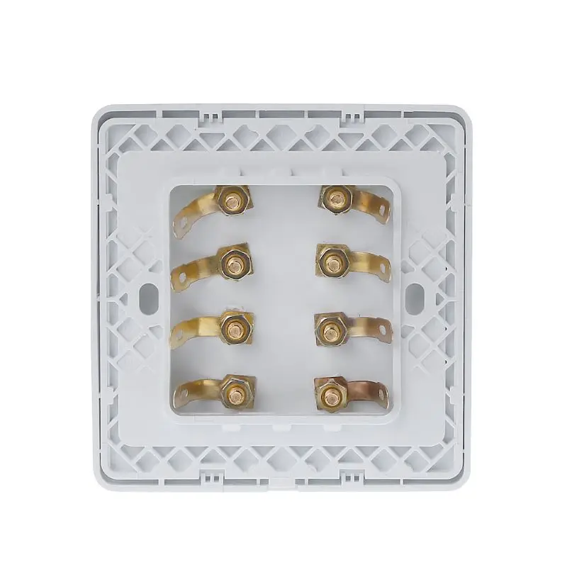 Аудио панельные клеммы 4 спикера 8 связывания пост банан разъем розетки лицевая