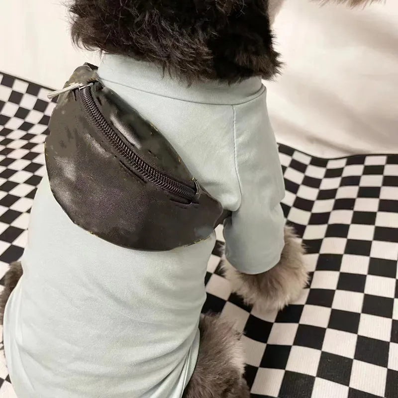 

New Fashion PU Pet Backpack for Small Medium Dogs Convenient Dog Snack Bag Dog Backpack B1519