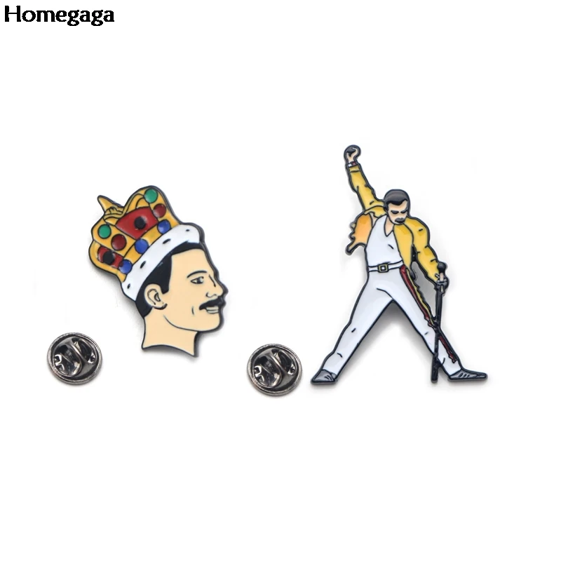 

Homegaga Singer fans Funny Pins backpack clothes brooches for men women hat decoration badges medals D1612