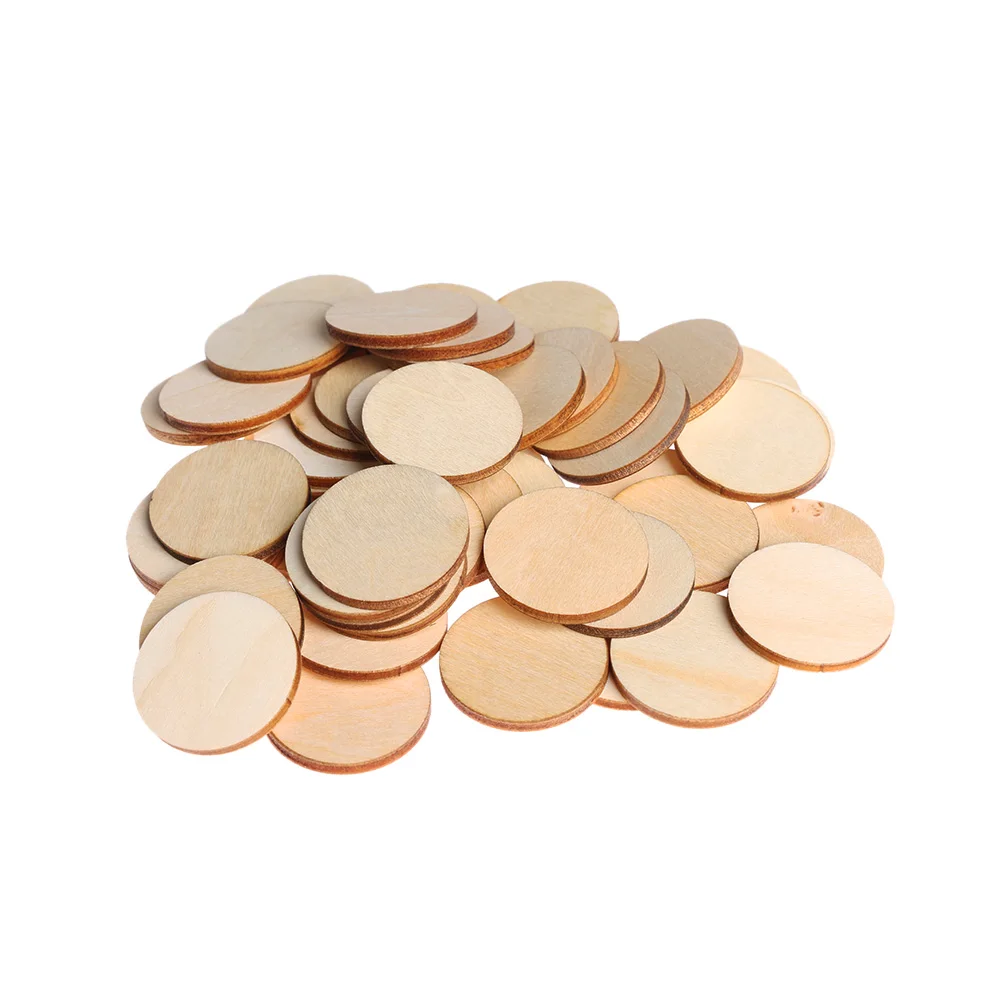 Новое 10 мм-50 мм необработанное деревянное круглое кольцо ремесло изготовление