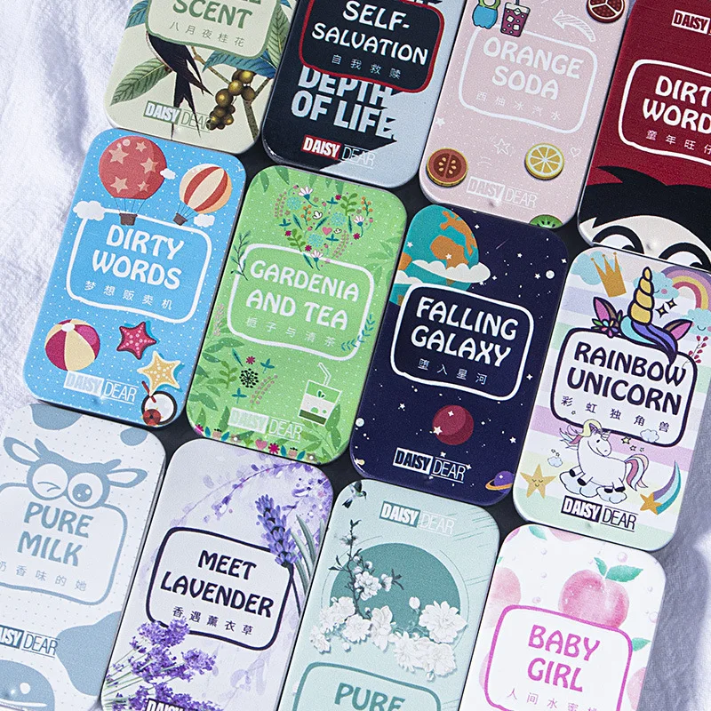 1 шт. портативный чехол с твердыми парфюмерными ароматами для женщин и мужчин