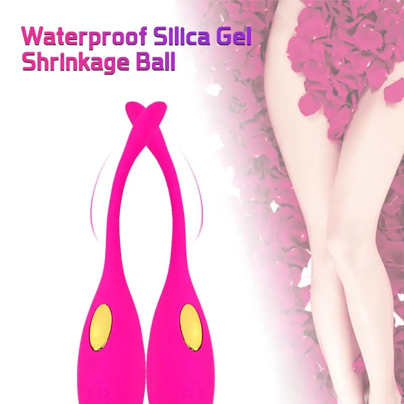 Вибратор-пуля в форме яйца беспроводная с пультом дистанционного управления