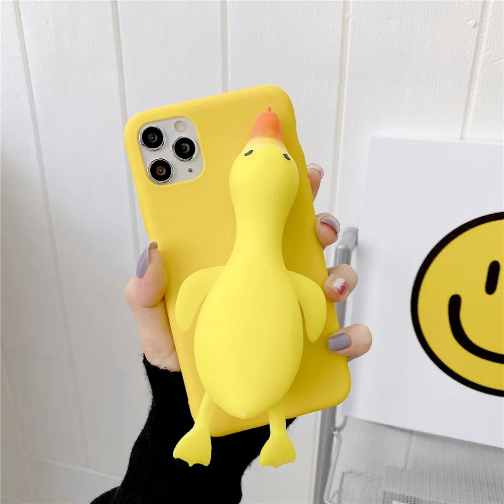 relive stress pop bubble duck case for huawei honor 8a prime 8x 9a 9c 10i 20i 20s 30i 30s 10x 9x lite nova 5t fidget toys cover free global shipping