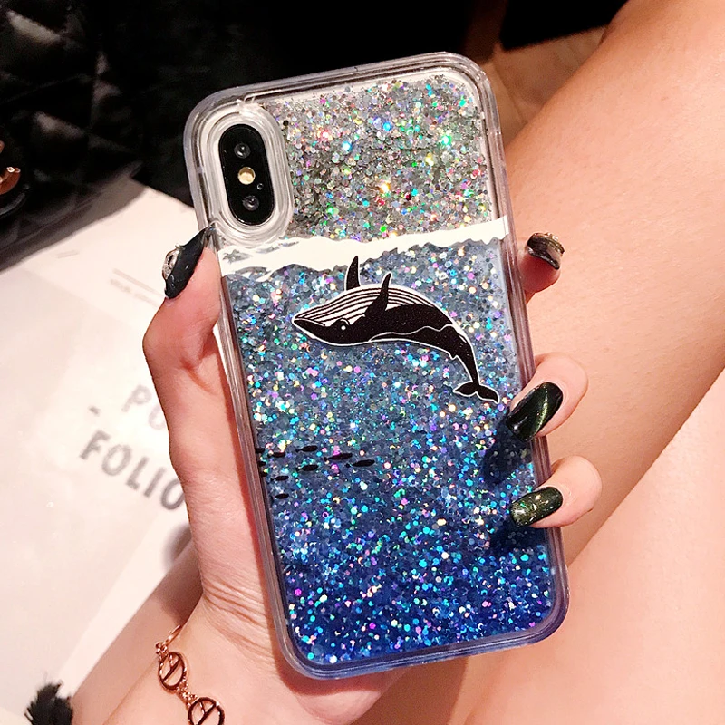 Чехол с динамическим зыбучим песком для OPPO Reno Z 2 A3S A5S AX7 A5 A9 2020 F1S F5 F7 F9 F11 A57 A59 A73