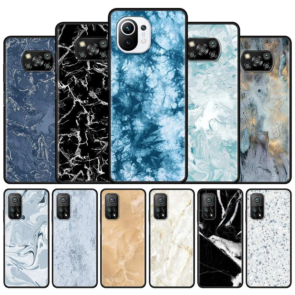 

Luxury Marble Printing Silicone Case For Xiaomi Mi 10T Pro 10 11 Lite 5G 9T 11 A2 CC9 8 11 UItra CC9E 9 11X Pro Back Cover