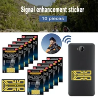 10pcs outdoor cell phone mobile phone signal enhancement stickers amplifier gen x antenna booster improve camping tools