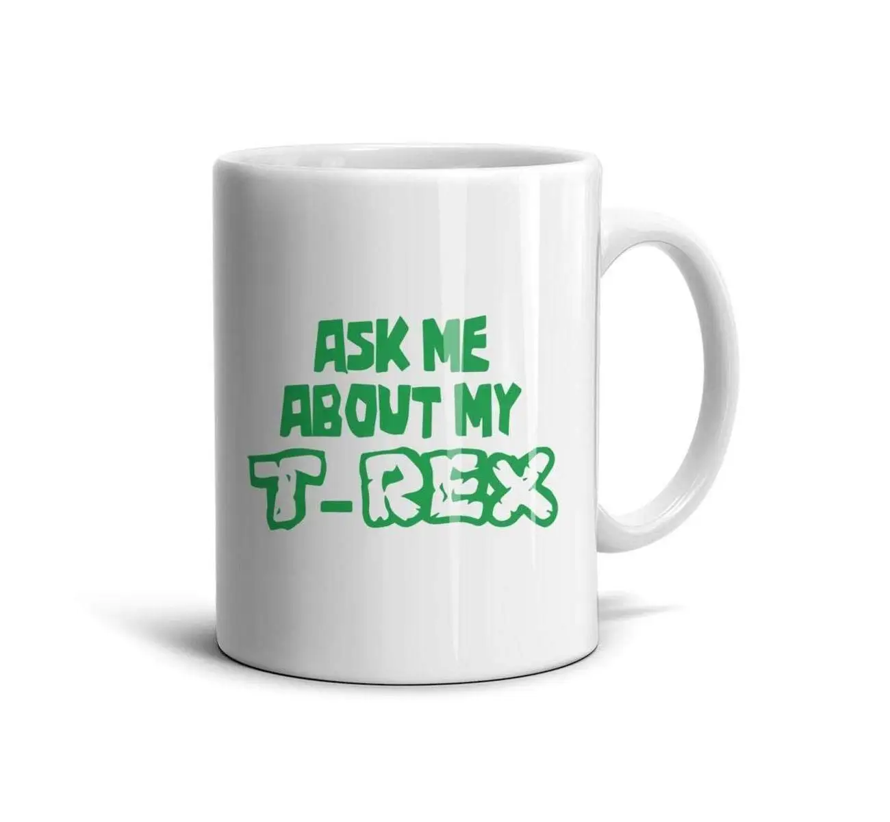 Спросите меня о моем T-кружка Рекс Чай фарфор Кофе кружка Керамика путешествий