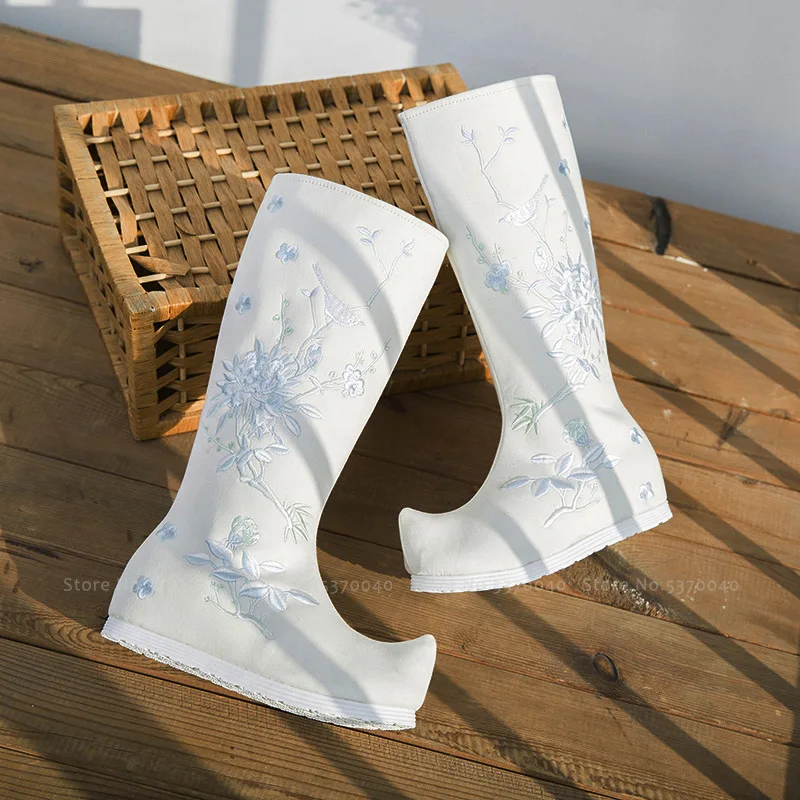 Традиционная китайская женская танцевальная обувь Hanfu принцессы династии Тан