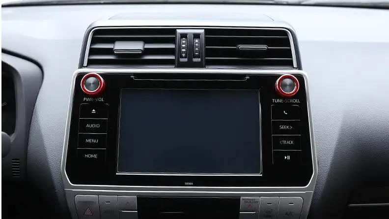 Инструмент Экран кнопка запуска двигателя рамка для Toyota Prado 2010 2011 2012 2013 AA154