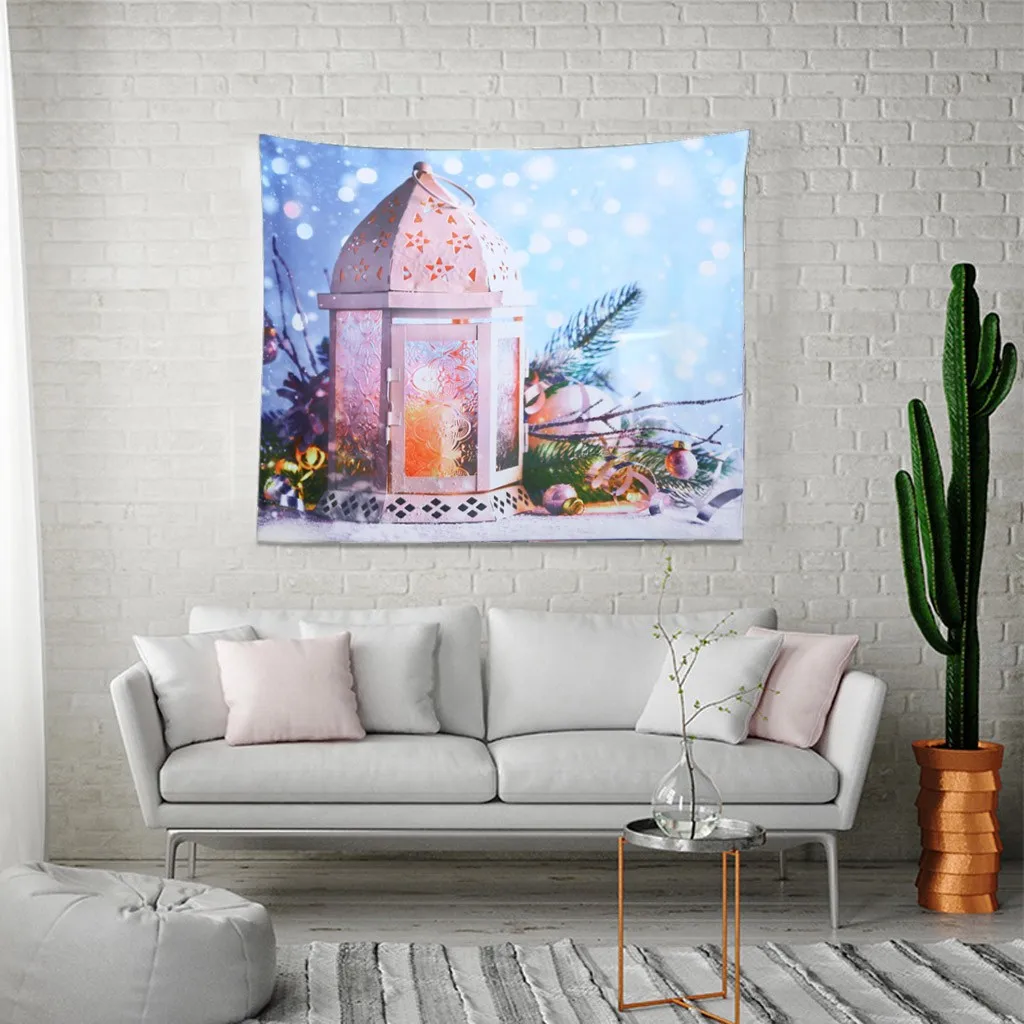 2019 красивый Рождественский гобелен настенный Декор для дома рождественское