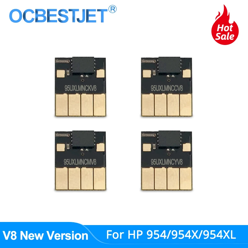 V8 954 не существует чип обнуления для hp 954 954XL чип автоматического сброса для hp Officejet Pro 7740 8210 8710 8715 8720 8725 8730 8740 Постоянный чип
