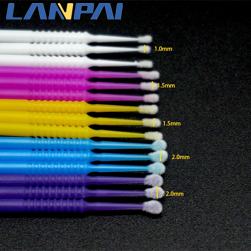 

100Pcs/Bottle Dental Disposable Micro Applicator Brush Bendable Flexible
