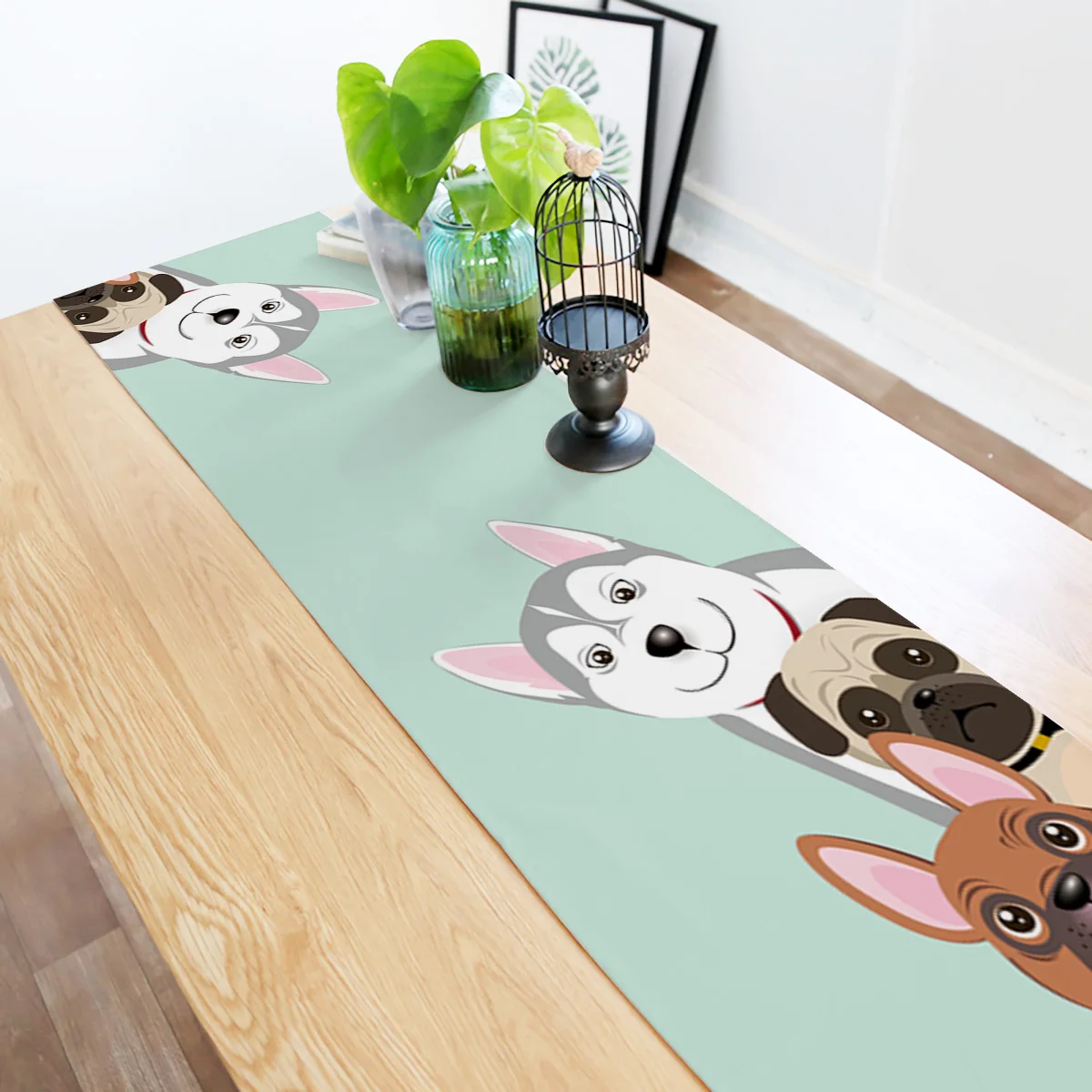 Щенок Peeks At милые животные современная настольная дорожка с высокой точностью