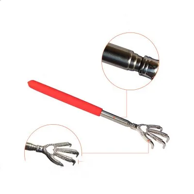 1pc Portable Random Color Convenient Claw Telescopic Back Scratcher For Massage 22-59CM
