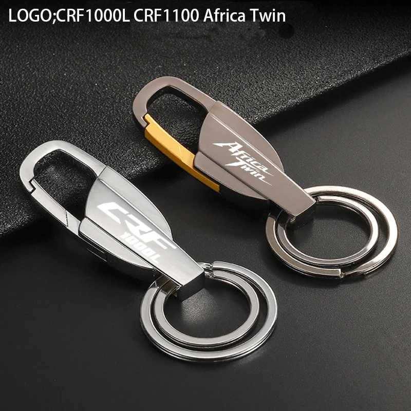 

motorcycle Keychain Alloy Keyring Key Chain with Logo Key ring for Honda Africa Twin CRF1000L CRF1100L crf1000l Accessories