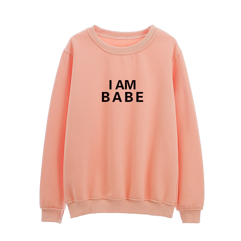 Best Friend Hoodies Sweatshirts Cotton Long Sleeve Letters Print O-Neck Sweetshirts Fashion Sweatshirt Hoodie Pulover Women 2020