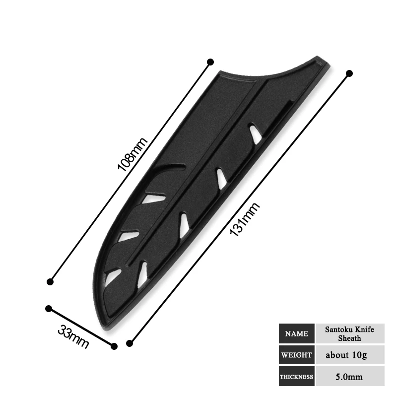 5 inch Knife Cover SOWOLL 4CR14 Нержавеющая сталь Ножи 7 дюймов разделочные Ножи с антипригарным покрытием Пособия по кулинарии инструмент очень острые и прочные Кухня Ножи новое поступление - Цвет: 5 inch Knife Cover