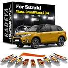 Внутренняя Светодиодная лампа BADEYA для Suzuki Vitara Fit Grand Vitara 2 3 4 Canbus автомобильная лампа Внутренняя купольная карта лампа для чтения багажника автомобильный комплект