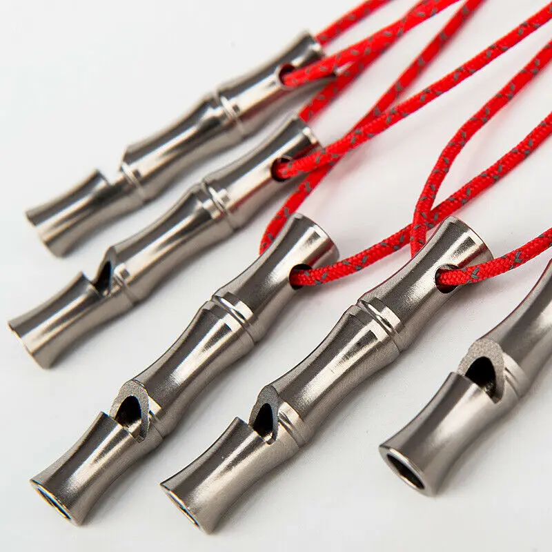 

Новый легкий портативный свисток для выживания из чистого титана