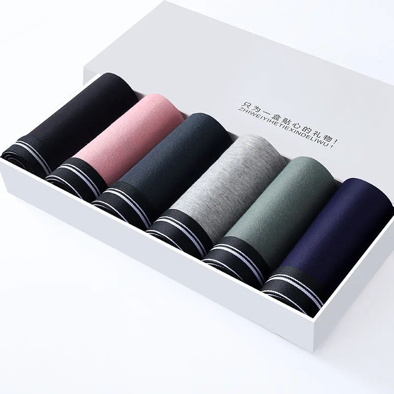 

Men’s Underpants Boxers Cotton Boxer Shorts Men's Panties Male Comfortable Sexy Underwear Breathable Boxershorts Plus Size L-4XL