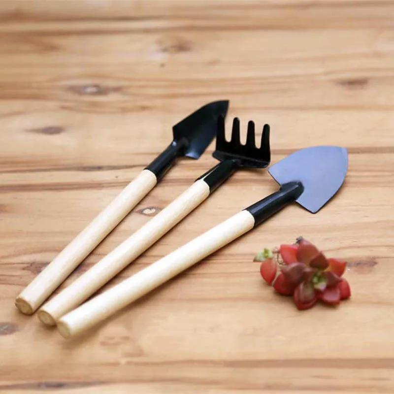 3 шт./компл. Мини садовые инструменты из нержавеющей стали горшечные растения