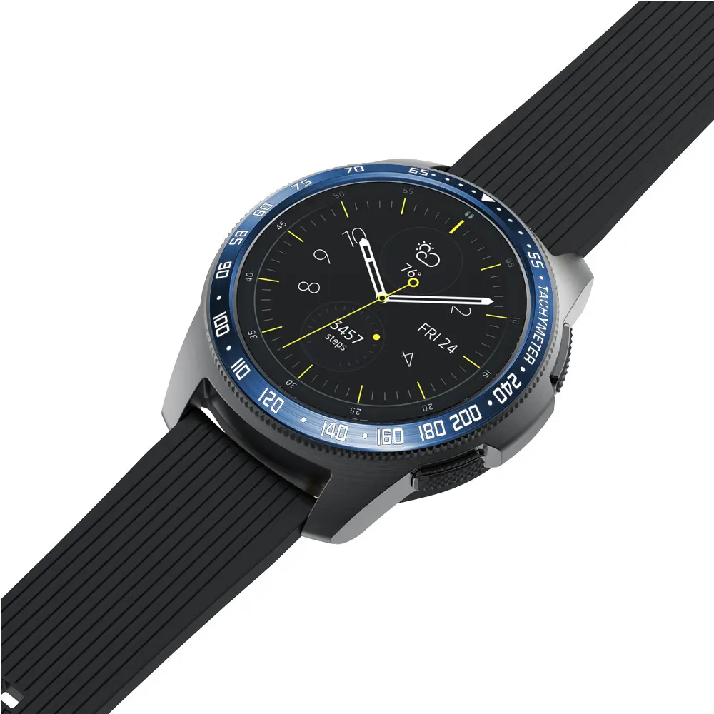 new Bezel Ring for Samsung Galaxy Watch 42mm Adhesive Cover Anti Scratch Stainles Steel Protection Accessories Gear S2 sport | Наручные