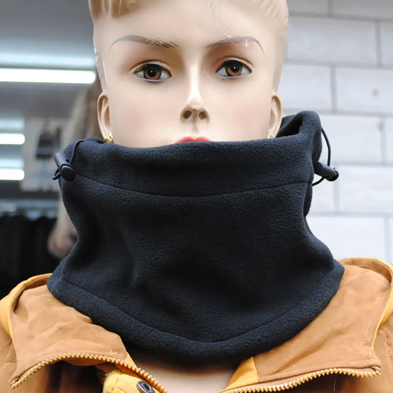 Зимняя Теплая Флисовая шапка с капюшоном для спорта на открытом воздухе