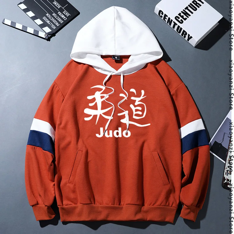 

Judo Printed Men's Sweatshirts For Men Hoodies New Long Sleeve 100% Cotton Sweater Casual Pullovers Hombre Free Shipping S020376
