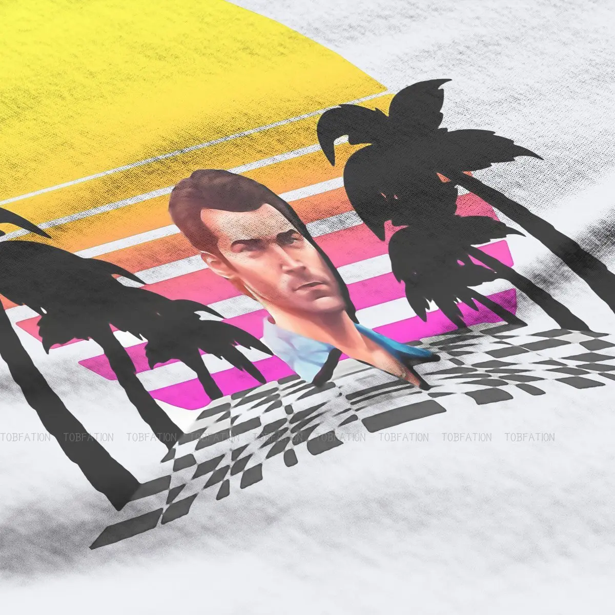 Футболка для девочек с принтом вице-Сити