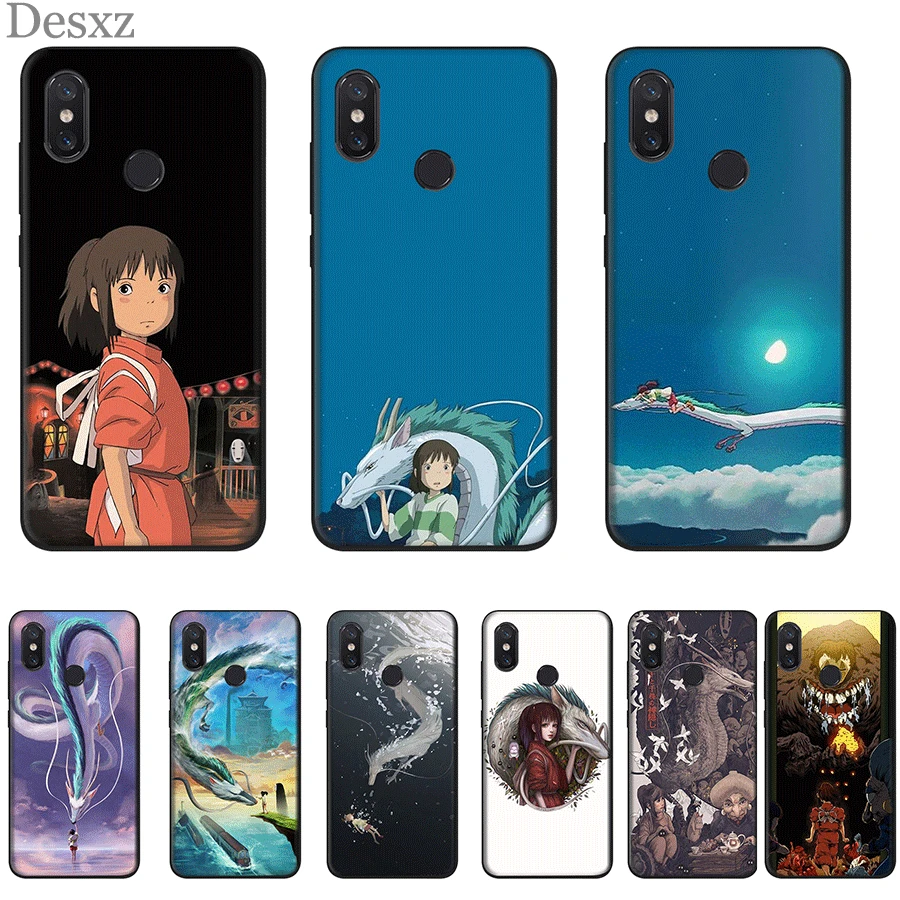 Унесенные призраками мобильный чехол для телефона силиконовый Xiaomi Redmi 4 5 6 7 8 Note 4x