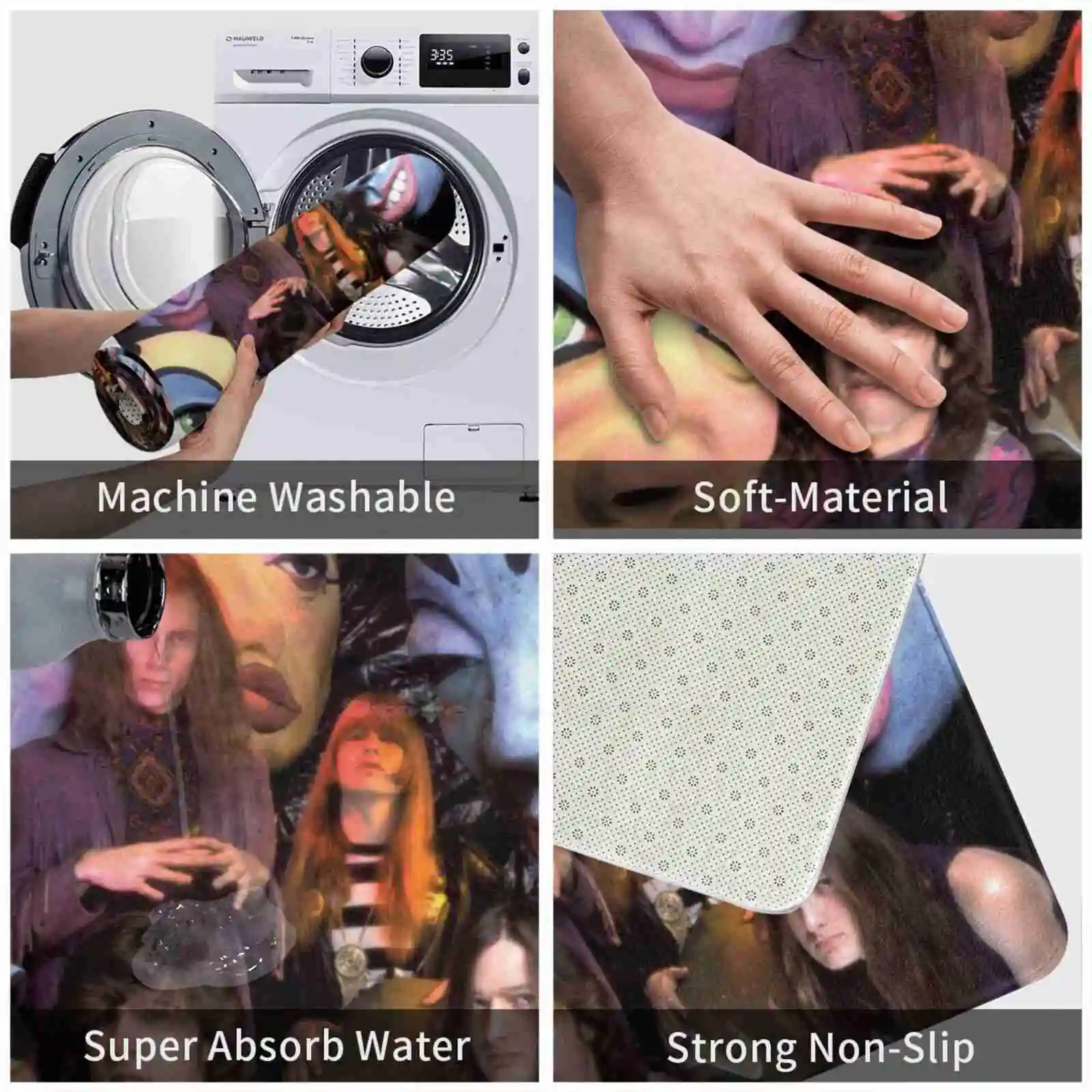 Быстрая мягкая подушка домашний Коврик для двери фотографический коврик