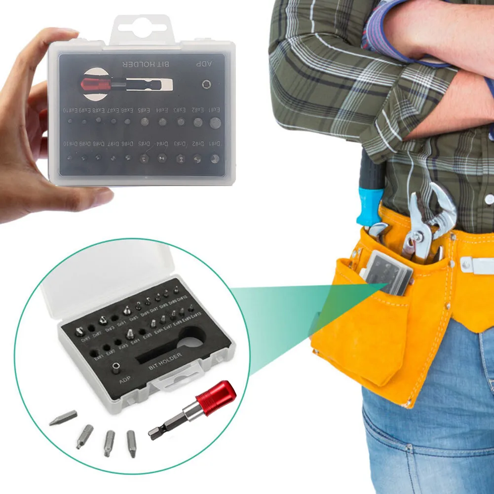 

22PCS Damaged Screw Extractor Broken Drill Bits Bolt Stud Remover Set Tool Kit Damaged Screw Extractor