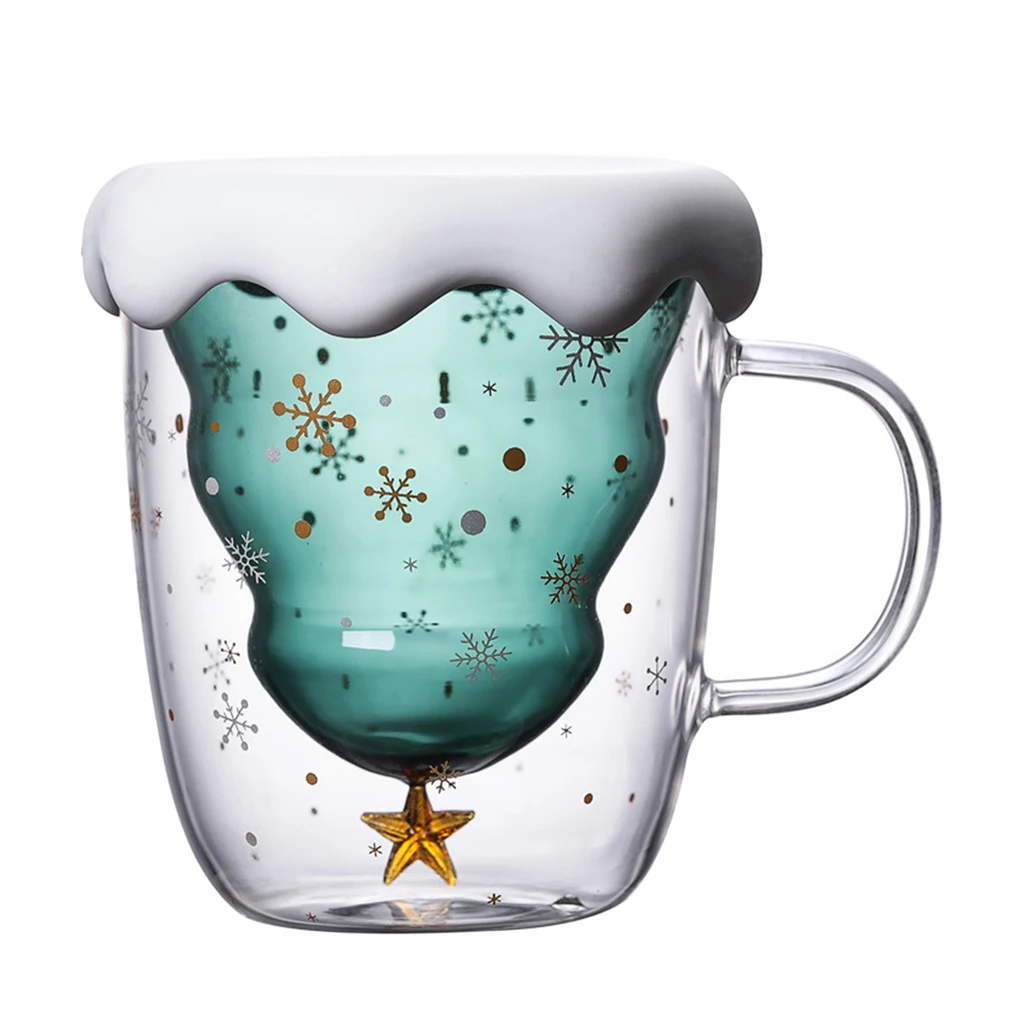 

Creative Glass Mug and Handle Unbreakable Water Cups Glass for Thanksgiving