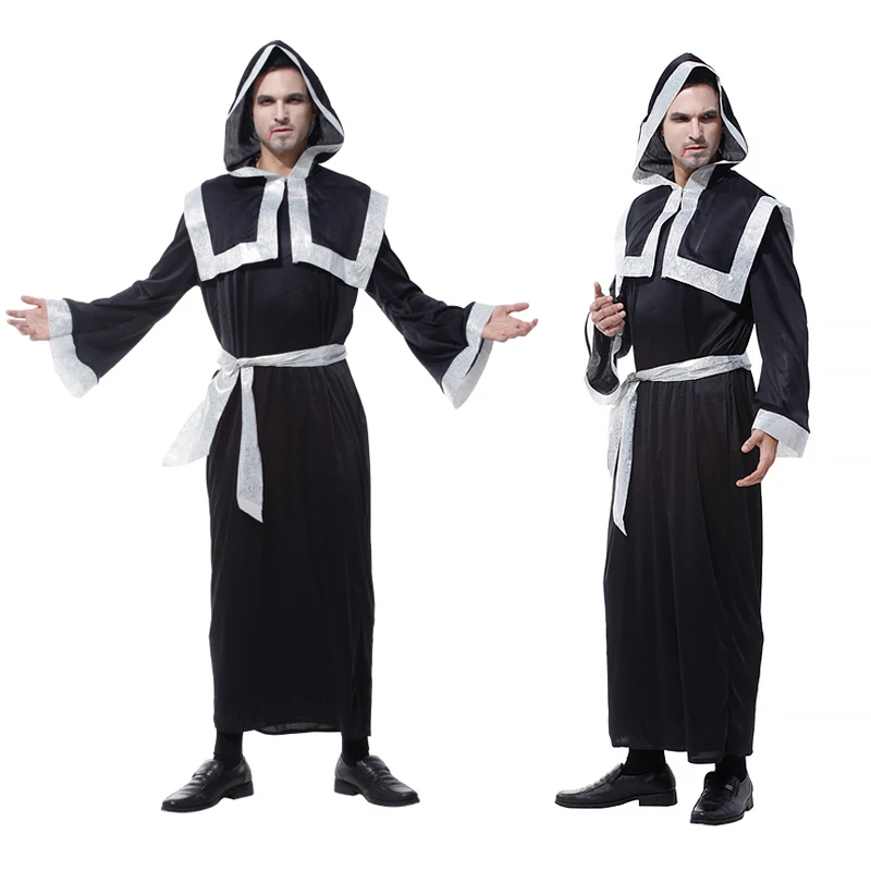 

Devil Halloween adult cosplay costume suit pirate vampire cold Slim long sleeve men high quality polyester material